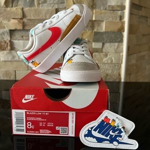 Blazer Low ‘77 BT. White/Bright Crimson Size 8C